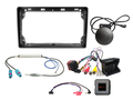 ACV - 9" Kit Citroen/Fiat/Peugeot/Toyota zilver RD4 SWC/PDC - 2-DIN Kit - artikel 691040-92-1-2