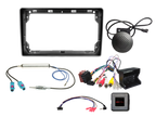 ACV - 9" Kit Citroen/Fiat/Peugeot/Toyota zilver RD4 SWC/PDC - 2-DIN Kit - artikel 691040-92-1-2