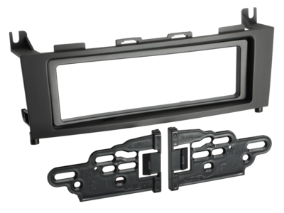 1-DIN Paneel Mercedes Benz GLK-Klasse (X204) 2008-2012 - Zwart
