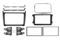 2-DIN frame VW Polo 2014-2017 Zwart