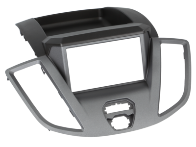 2-DIN Paneel Ford Transit 2014-2019 - Zwart / Antraciet