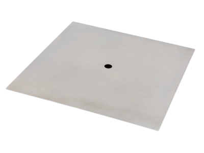 Antennemontageplaat 400mmx400mmx1mm edelstaal V2A