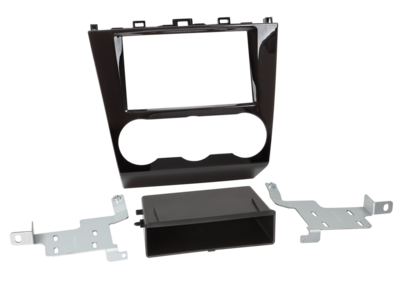 2-DIN Paneel met pocket Subaru Forester 2015-2018 - Piano Zwart