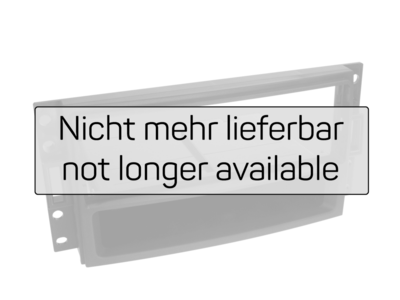 1-DIN Paneel met aflegbakje. Chevrolet Corvette / Uplander - Hummer H3 - Zwart