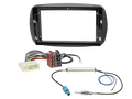 2-DIN inbouwkit voor 9-inch radio Smart ForTwo/ForFour antenne – afbeelding 1