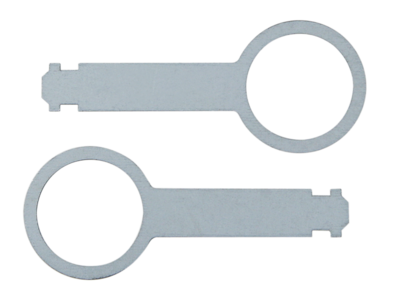 Ontgrendelings sleutel Audi- VW- Seat- Skoda met vertical release slot 2 stuks