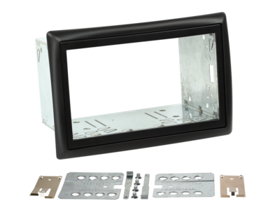 2-DIN Paneel Renault Mégane 2002-2010 - Zwart
