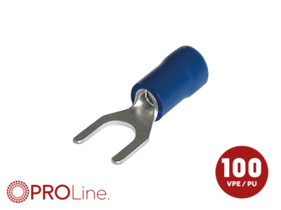 Kabelvork 1.5x2.5 blauw M5 (100stuks) ACV PROLine