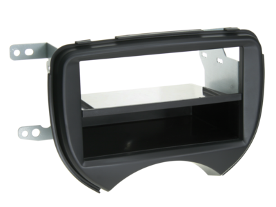 2-DIN Paneel Nissan Micra (K13) 03/2011-08/2013 - Zwart