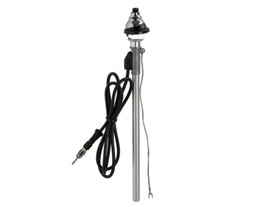 Universele inzinkantenne AM/FM chroom grote kop (38mm)