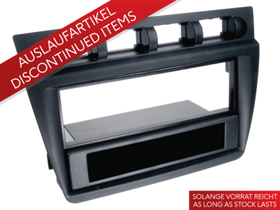 2-DIN Paneel Kia Picanto | 2004 -2007 | - Zwart