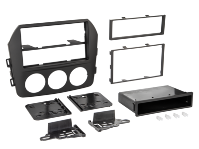 2-DIN Paneel Mazda MX 5 (NC) Miata 2009-2015 - Zwart
