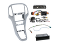 ACV - 2-DIN inbouwkit met aflegbakje Opel Astra 2009 - 2018 zilver i-dapter - artikel 611230-23-9