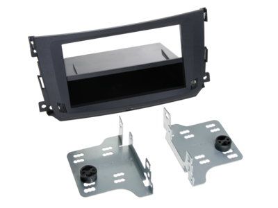 2-DIN Paneel Smart ForTwo Cabrio (A451) Coupe (C451) - Zwart