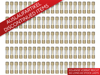 AGU zekeringen 10 ampère (goud) 100 stuks los
