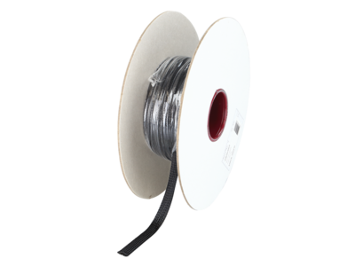 Gevlochten Kabelbescherming 8 - 17 mm Polyester Zwart Lengte 50 meter