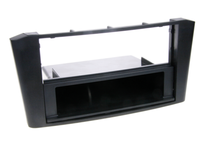 2-DIN Paneel Toyota Avensis (T25) 02/2003-01/2009 - Zwart