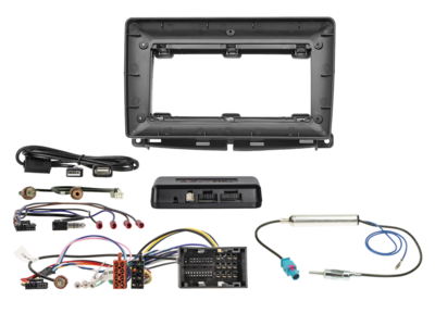 ACV - 9" Kit Fiat 500(ZAF 312) 07/2015-08/2024 i-dapter/Antenne - 2-DIN Kit - artikel 691094-94-1