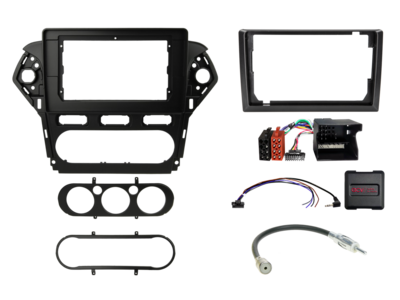 ACV - 2-DIN inbouwkit voor 10-inch radio Ford Mondeo III (B4Y/B5Y/BWY) 40Pin SWC/antenne - artikel 691114-119-1-4