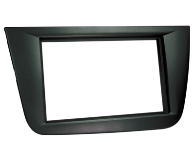 2-DIN Paneel Seat Altea (5P/5PN) / Altea XL (5P/5PN) / Toledo (5P/5PN) - Zwart