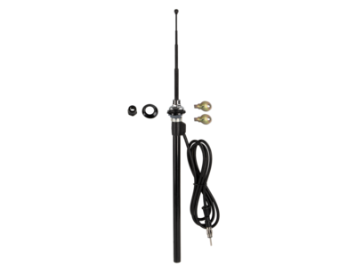 Universele inzinkantenne AM/FM zwart kleine kop (27mm)
