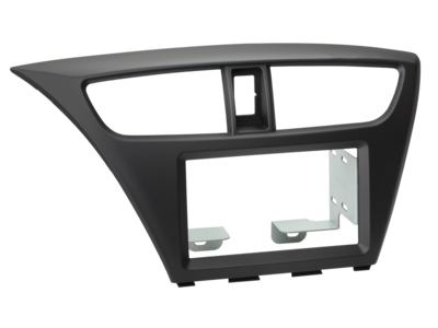 2-DIN Paneel Honda Civic | 2012-2019 | - Zwart