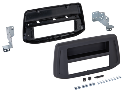 1-DIN radiopaneel Hyundai i30 (PED) 2016-2024 -> - Zwart