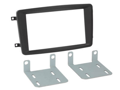 2-DIN Paneel Mercedes Benz C-Klasse/ CLK-Klasse/ G-Klasse/ Vito/ Viano - Zwart