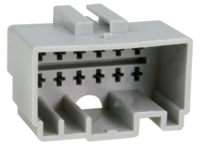 Behuizing grijs 12-Pin (Bulk) Volvo
