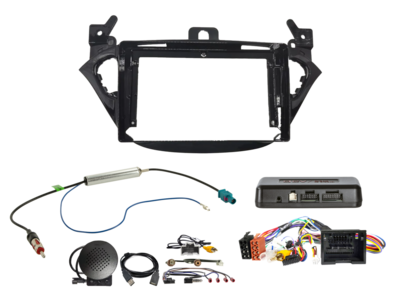ACV - 2-DIN inbouwkit voor 9-inch radio Opel Adam/Corsa i-dapter/antenne - artikel 691230-90-1-3