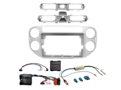 ACV - 9" Kit VW Tiguan 06/2011-04/2016 zilver LFB/Antenne - 2-DIN Kit - artikel 691320-98-4