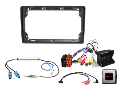 ACV - 9" Kit Citroen/Fiat/Peugeot/Toyota zwart RD4 SWC - 2-DIN Kit - artikel 691040-91-1-1