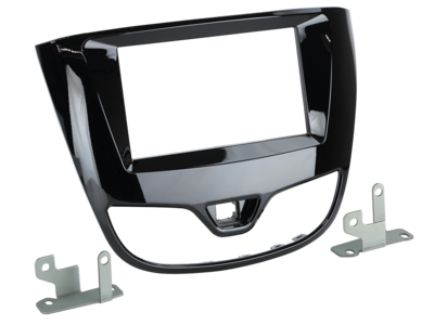 2-DIN Paneel Opel Karl 2017-> Kleur; Piano zwart