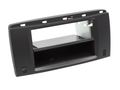 2-DIN Paneel Mercedes Benz R-Klasse met Pocket 2006-2012 - Zwart