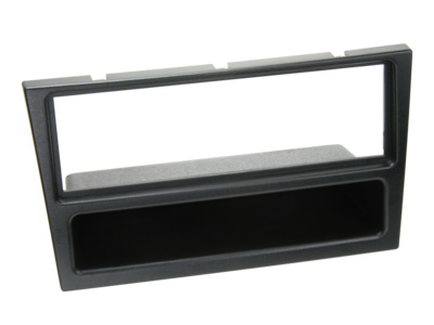 1-DIN Paneel met aflegbakje.Subaru Nissan e.a. - Zwart