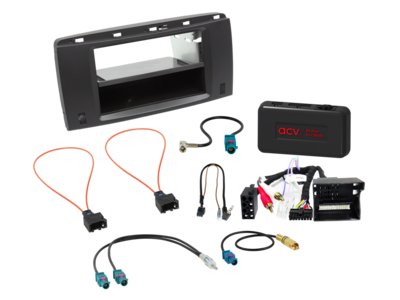 2-DIN Kit met Bakje Mercedes Benz SWI/Analoog/Antenne