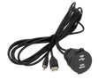 Universal USB/AUX port geschroefd