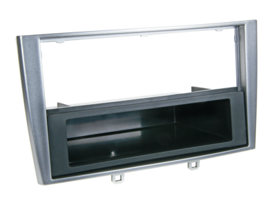 2-DIN Paneel met opbergvak Peugeot 308 2007-2014 - Zilver