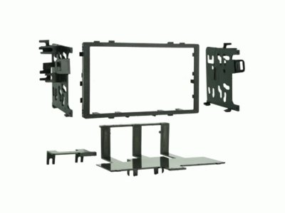 2-DIN Paneel Honda/ Acura/ Isuzu -> - Zwart