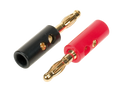 Single Banana plugs 1x red / 1 x black > 10mm²