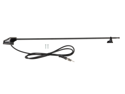Raamstijl antenne AM/FM zwart 100cm 3 delig uitschuifbaar