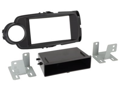 2-DIN Paneel Toyota Yaris 2014-2019 - Zwart