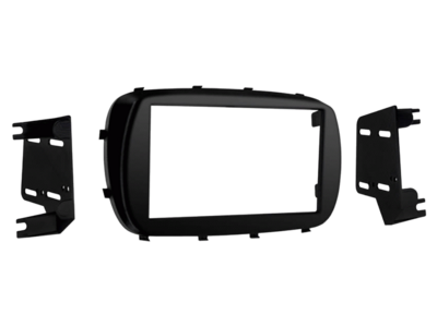 2-DIN Paneel Fiat 500X 2015-2024 - Zwart