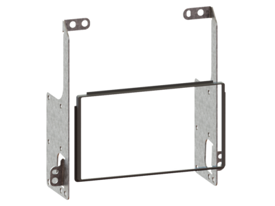 2-DIN Paneel Nissan X-Trail (T31) 2007-2014 - Zwart