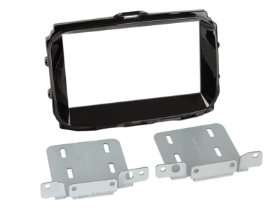 2-DIN Paneel Alfa Romeo Giulietta 2014-> - Piano Zwart