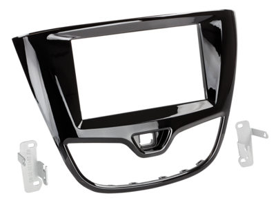 2-DIN Paneel Opel Karl 2015-2017 Kleur Piano Zwart