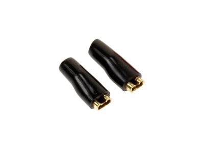 Vlakstekkern 2,8 mm zwart 50 Stuks