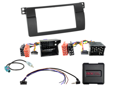 2-DIN kit BMW 3 serie (E46) Montage midden
