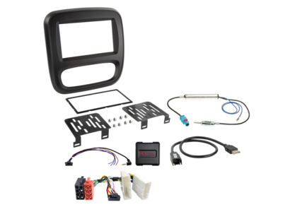 2-DIN kit Fiat/Nissan/Opel/Renault handmatige klimaatregeling