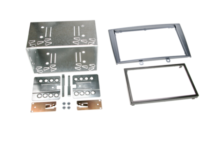 2-DIN Paneel Peugeot 308 (4**) 2007-2009 / 308 SW (4**) 2008-2009 - Zilver